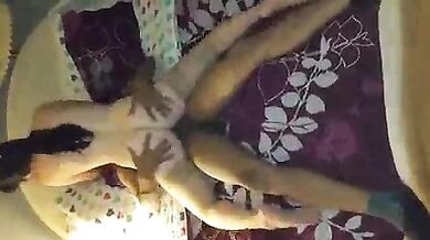 College girlfriend ki lover se bur chudwane ki blue film