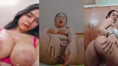 Big ass Insta model girl ne mote chuche dikhaye nude reel me