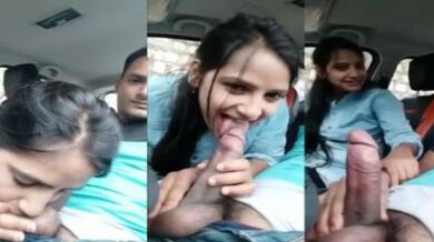 Kanpur chudasi bhabhi Komal car me blowjob sex Ex Bf ko