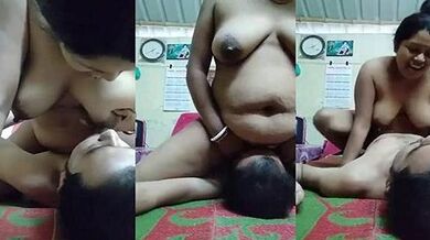 Village aunty ka boob suck sex affair young boy se ghar par