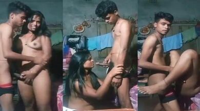 Dehati hawasi ladki ghar par nangi chudi lover ko bulakar