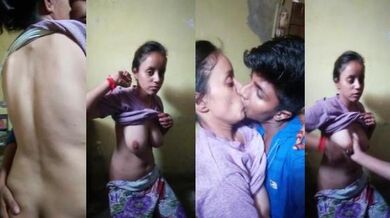 Salempur ladki ki chuchi dabakar nude masti kiya padosi boy