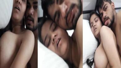 Marwadi big boobs bahan nangi bistar par soyi bhai ke sath