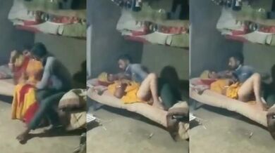 Desi dehati marwadi bhabhi ki chudai masti pakdi padosi ne