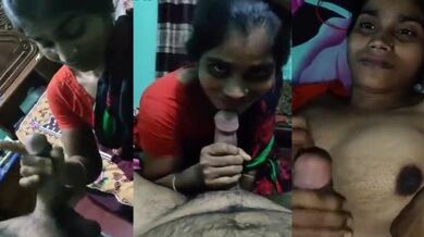 Vidhwa naukrani mota lund chusi maalik ka chudai se pahle