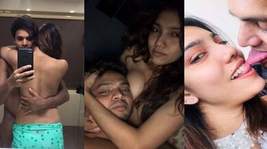 Desi college couple ki romantic sex record kiya room service wala