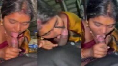 Shadi ke function me dehati bhabhi lund chusa devar quick sex mms