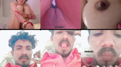 Dehati Marwadi bhabhi video call par nangi hokar nahati hai