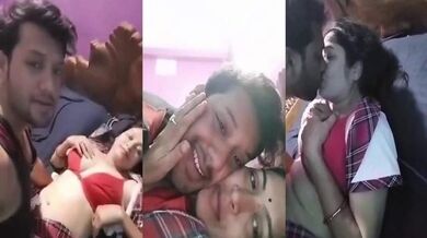 School uniform me bhabhi ko choda devar ne roleplay karke bf