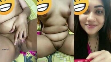 Cute muslim girl Chamet chat par saaf chut dikhati hai clip