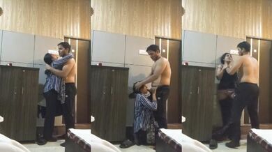 Office se aakar pati ne patni ko choda rough sex karke clip