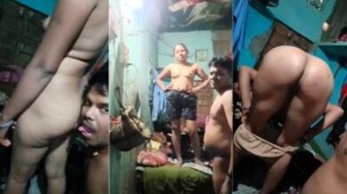 Dehati bhabhi ko pati ka seth ghar par nangi karke choda MMS