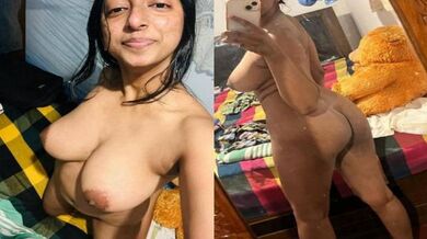 Indian girl big boobs dikhati hai ghar par nude MMS banakar