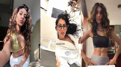 Desi Instagram girl ki nipple slip dance wali reel banate