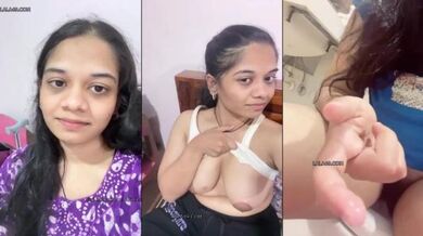 Cute Indian girl juicy boobs dikhakar BF ka lund khada kiya