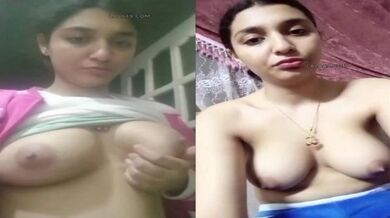 Indian muslim ladki boobs ke sath kheli nude MMS banakar